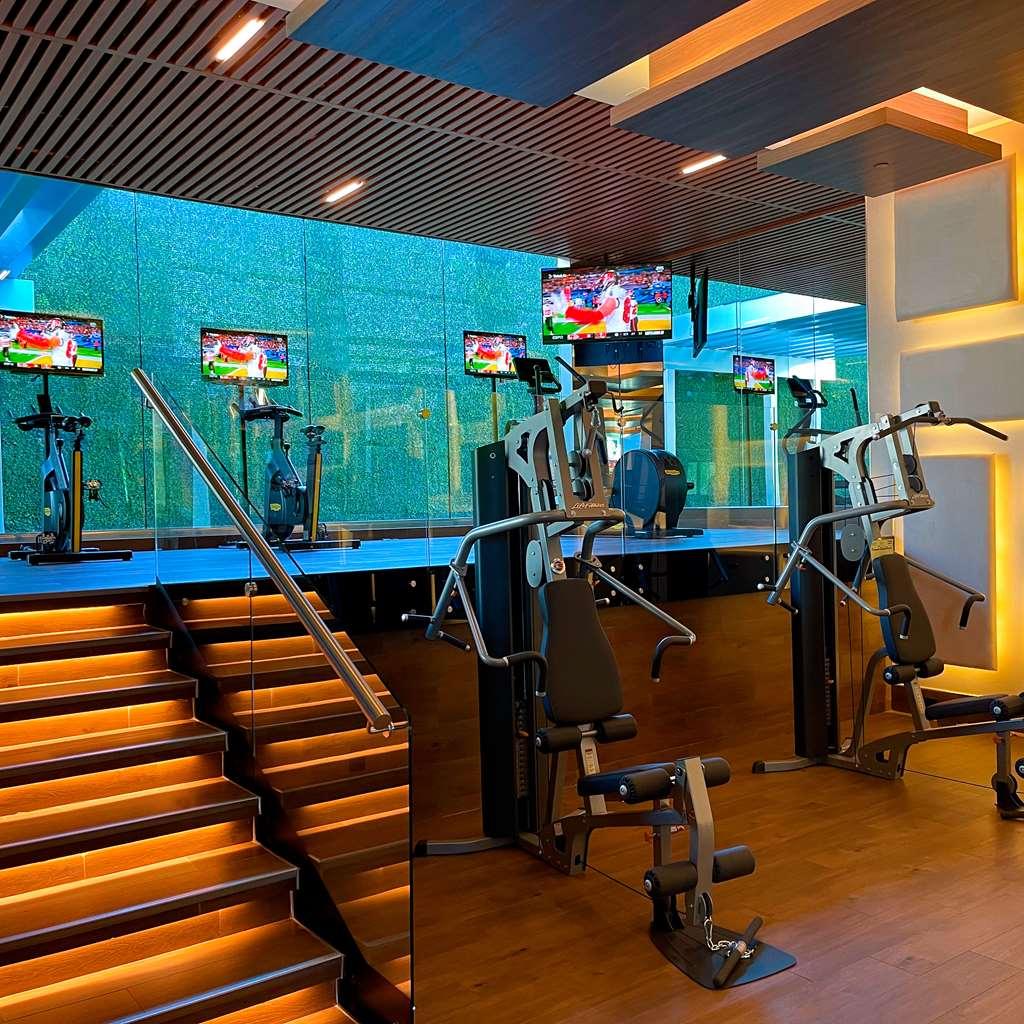 فندق Safi Royal Luxury Metropolitan San Pedro Garza Garcia المرافق الصورة The gym at the hotel